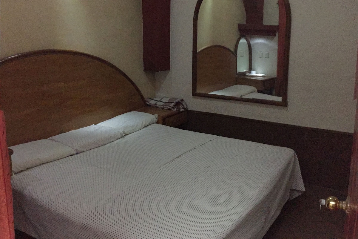 Desk, blackout curtains, free WiFi, bed sheets