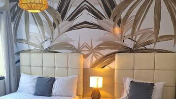 1 dormitorio, ropa de cama de alta calidad, edredones de plumas