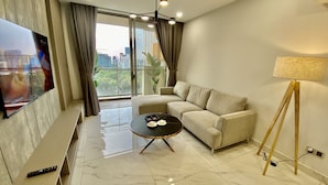 Departamento Premium, 3 habitaciones, para no fumadores, vista al jardín