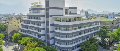 Façade de l’hébergement