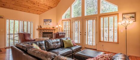 TV, fireplace, DVD player, table football