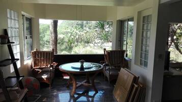 3 Bedroom Villa | Living room | 32-inch LCD TV with satellite channels, TV