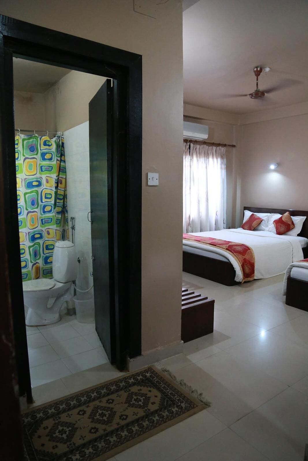 In-room safe, desk, iron/ironing board, WiFi (free)