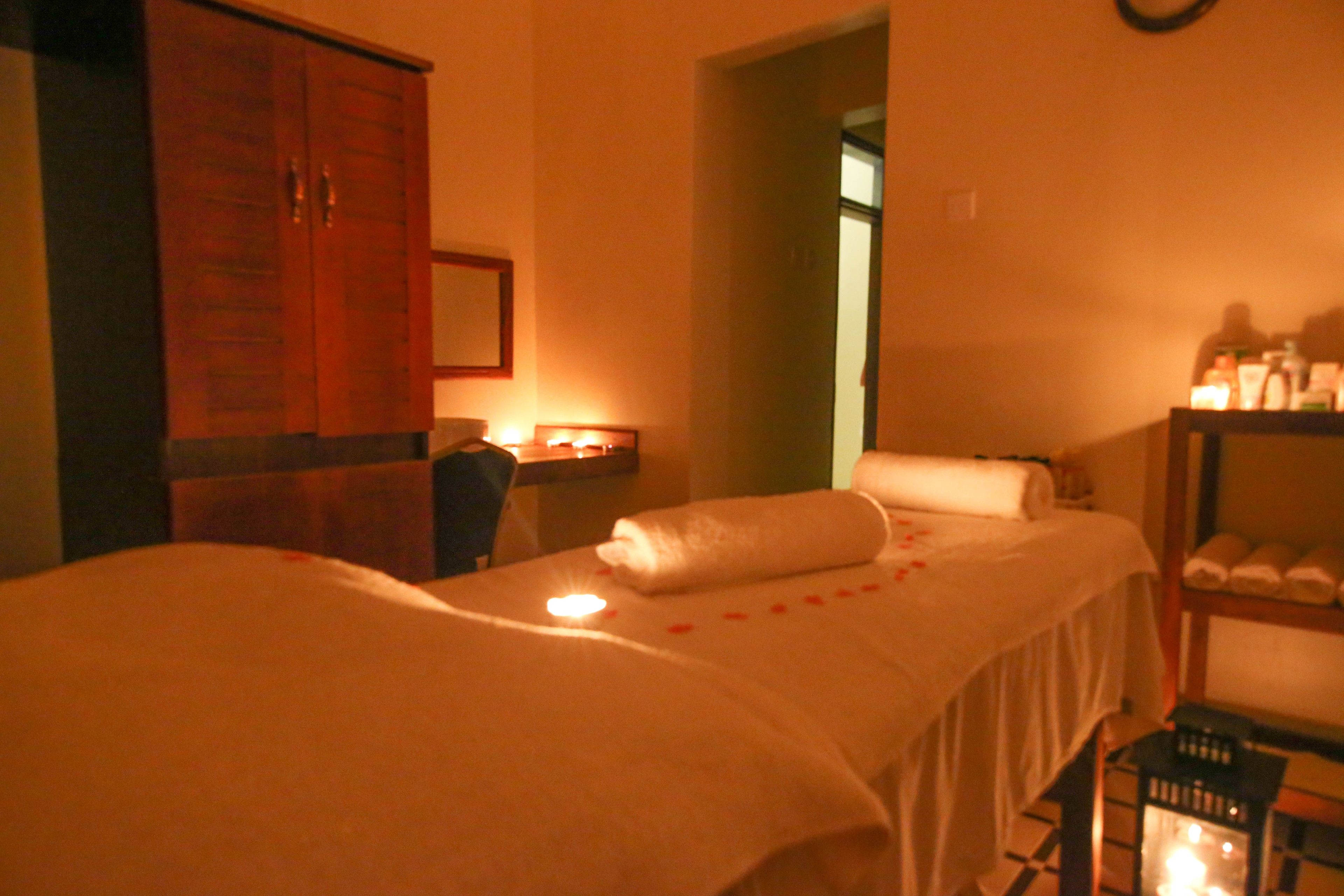 massages on the beach, body scrubs, facials, manicures and pedicures