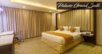 Grand Suite, Bathtub, City View | Minibar, in-room safe, desk, iron/ironing board