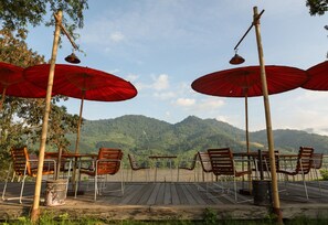 حيث تُقدم وجبات الإفطار، الغداء، العشاء، الأطباق التايلاندية