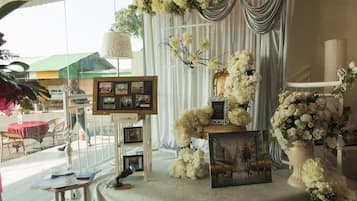 Área de bodas al aire libre