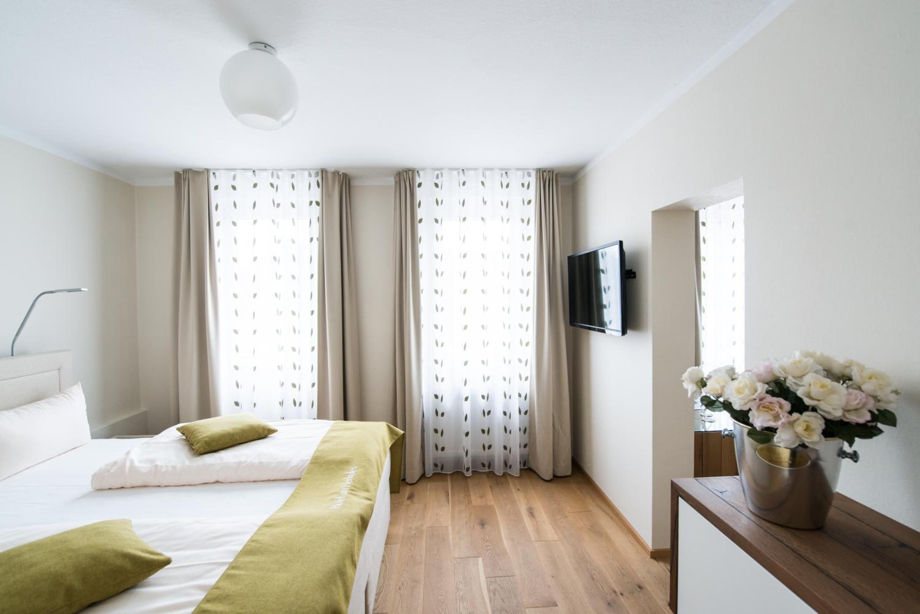 desk, blackout curtains, soundproofing, iron/ironing board