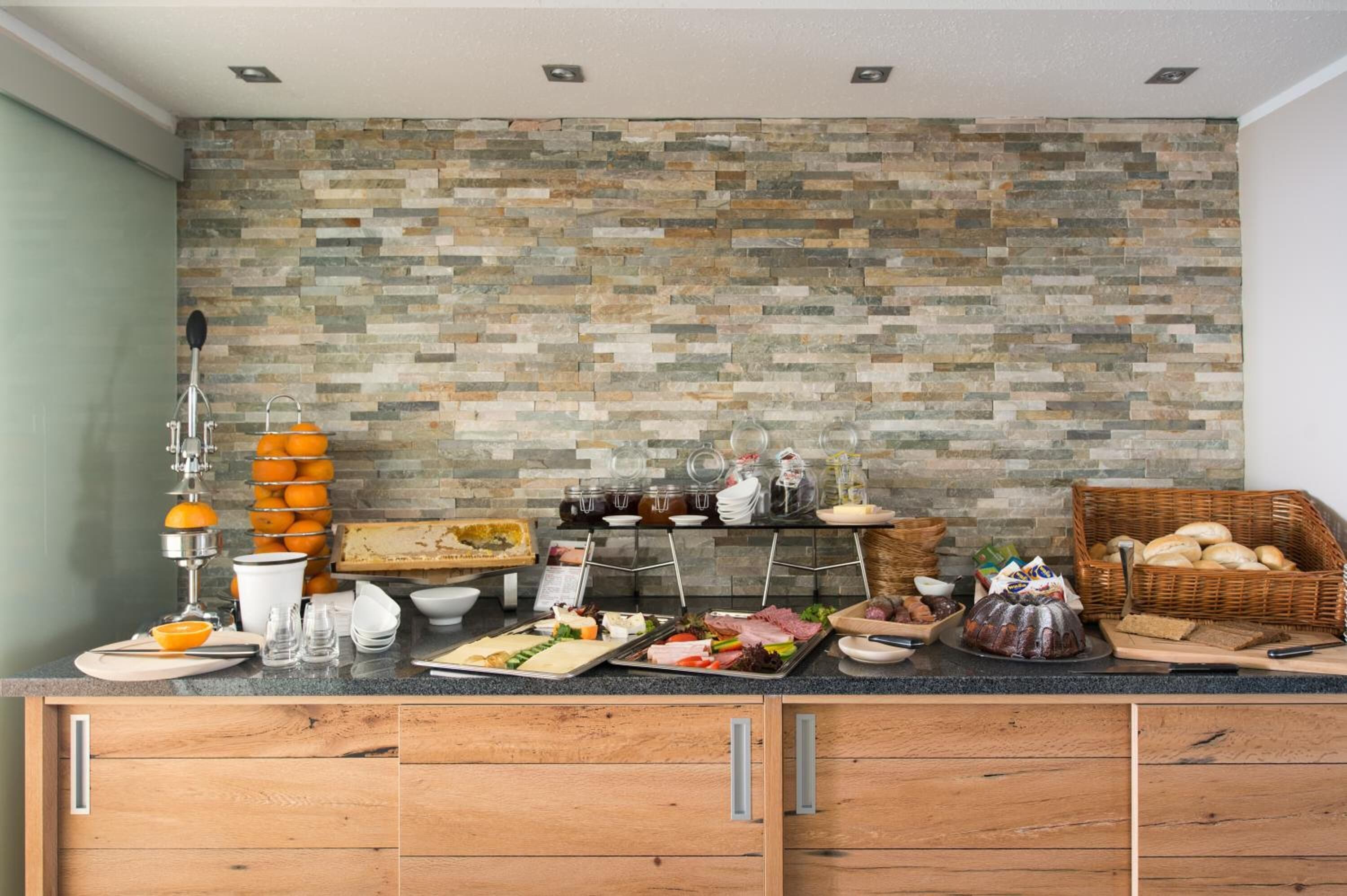 daily buffet breakfast (eur 9 per person)