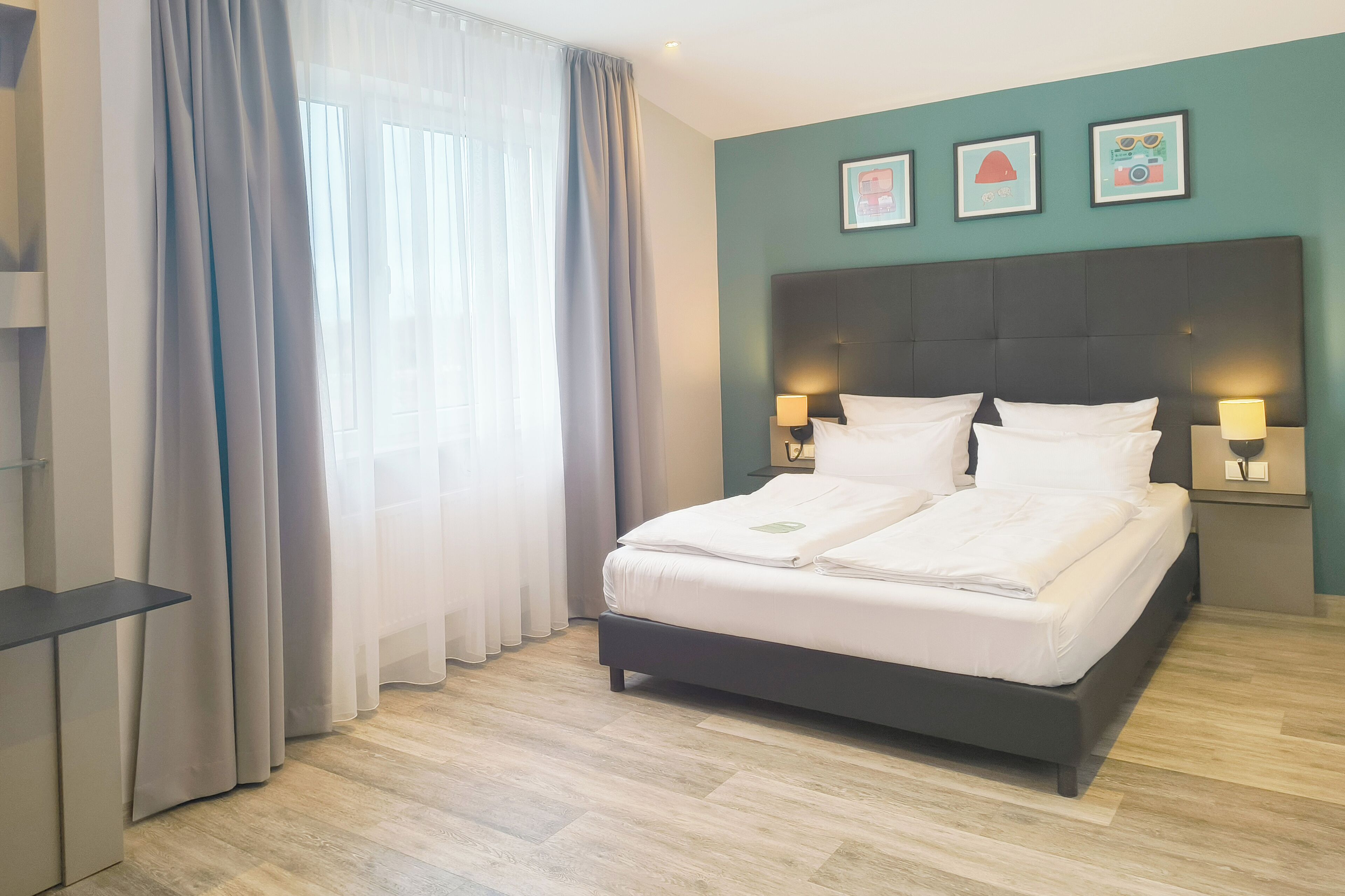 Premium Room, 2 Queen Beds (Sofa Bed) | Hypo-allergenic bedding, in-room safe, desk, soundproofing