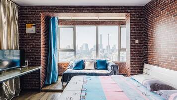 Apartment, 3 Schlafzimmer | Schreibtisch, Verdunkelungsvorhänge, kostenloses WLAN