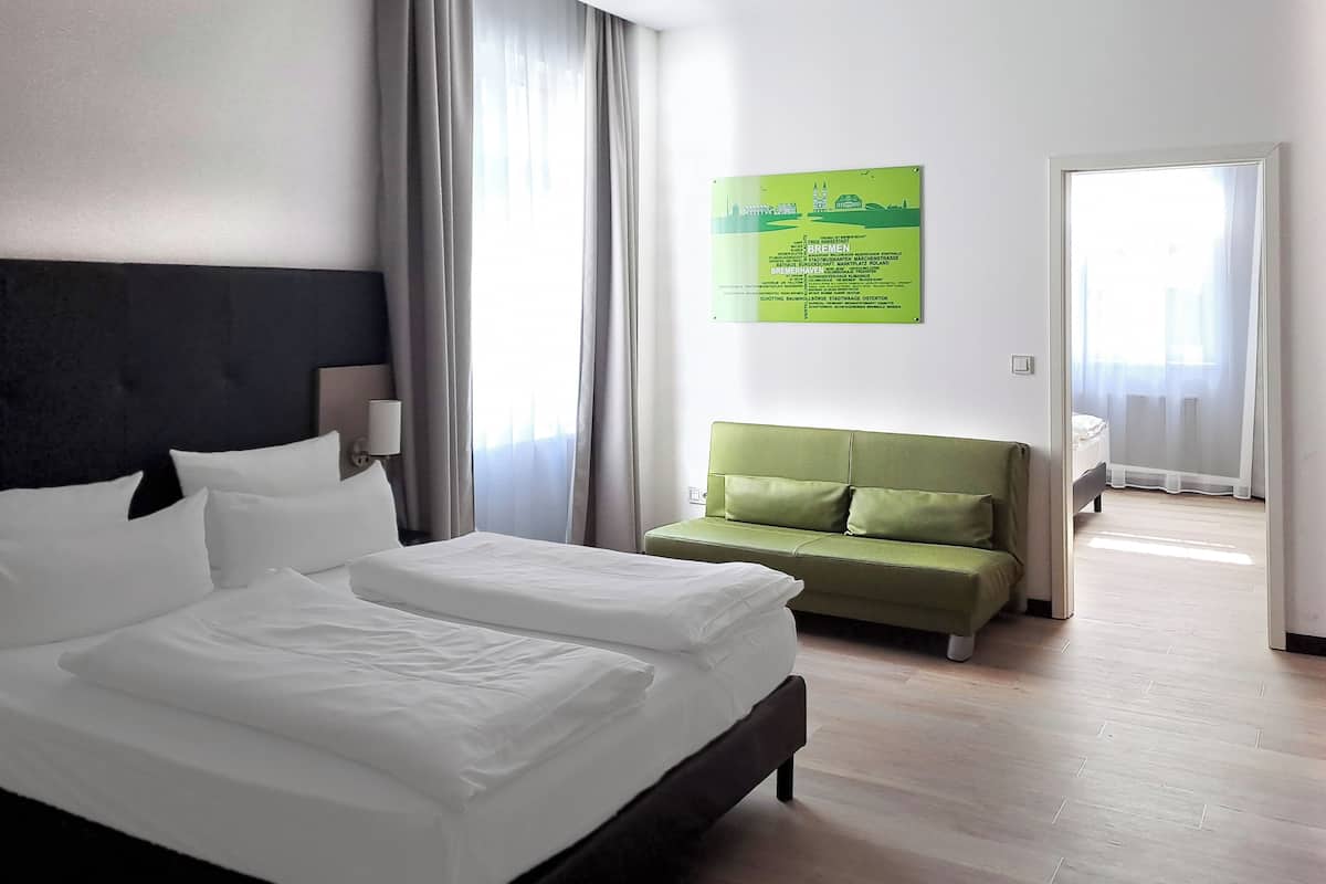 1 chambre, literie hypoallergénique, coffres-forts dans les chambres