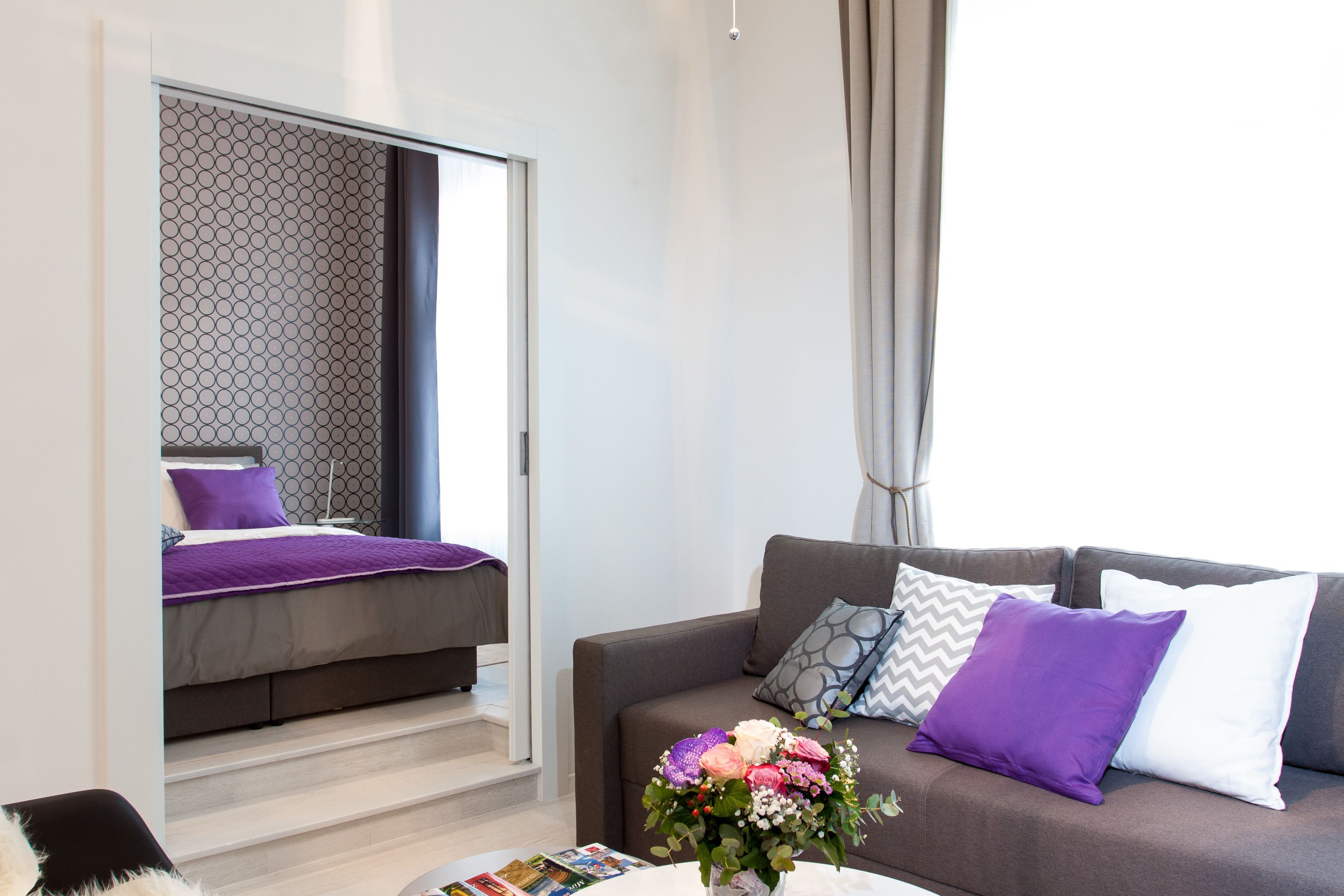 Superior Apartment, 1 Bedroom | Living area