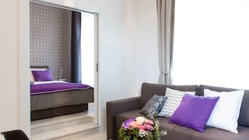 Superior Apartment, 1 Bedroom | Living area