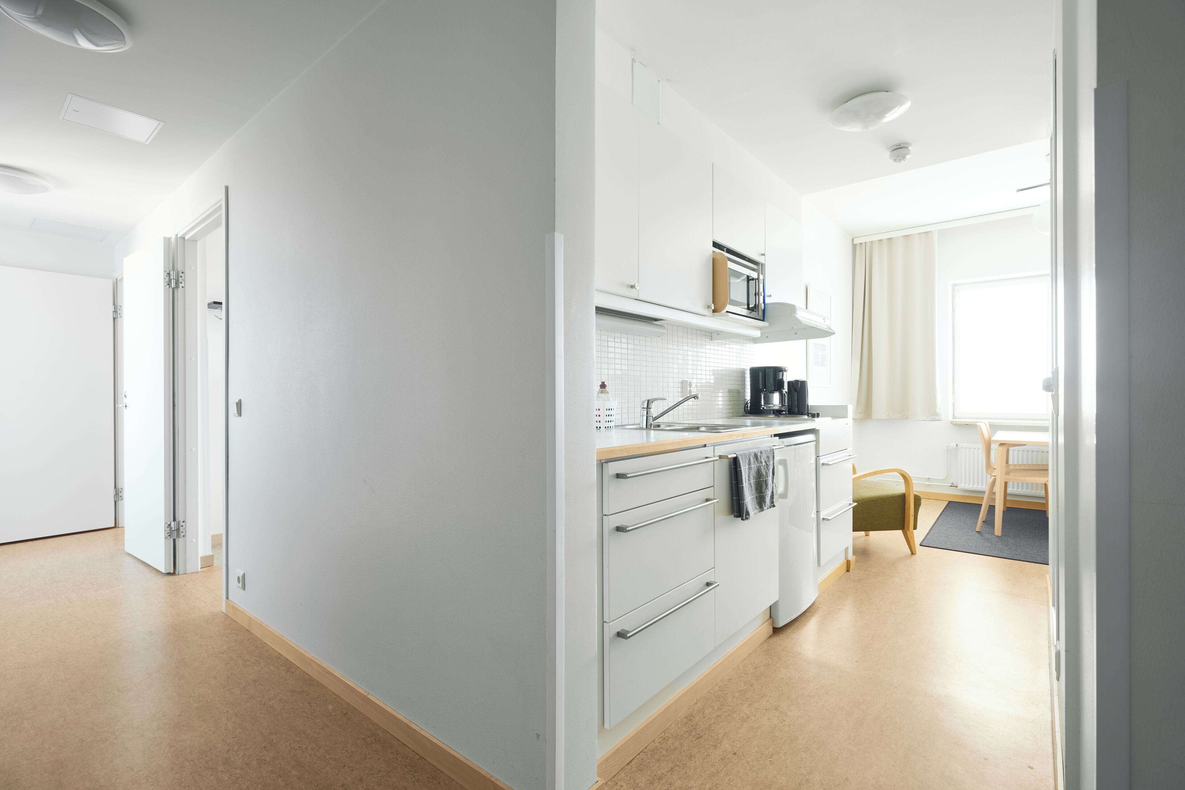 economy quadruple room, 2 bedrooms, kitchen | private kitchen