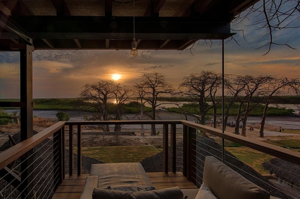 Balcony - Hotel Les Paletuviers (Fatick)