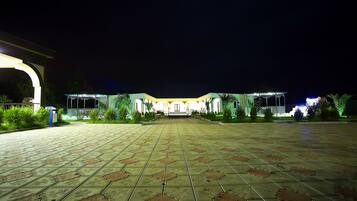 Front of property - evening/night