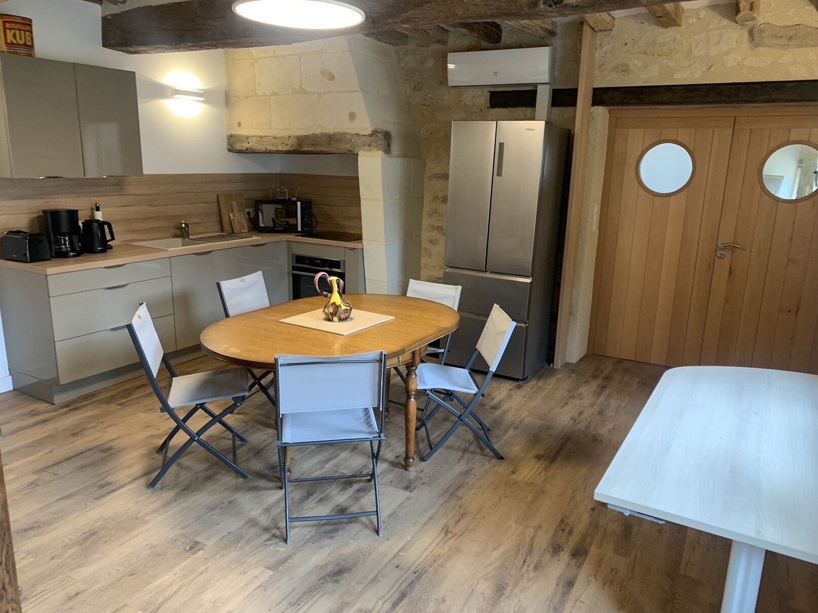 Cottage Confort, salle de bains privée, vue cour intérieure | Cuisine partagée