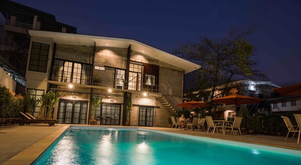 Family Double Room, 2 Bedrooms, Pool Access, Pool View | Outdoor pool | Outdoor pool, sun loungers - The Warehouse Chiang Mai (Chiang Mai)
