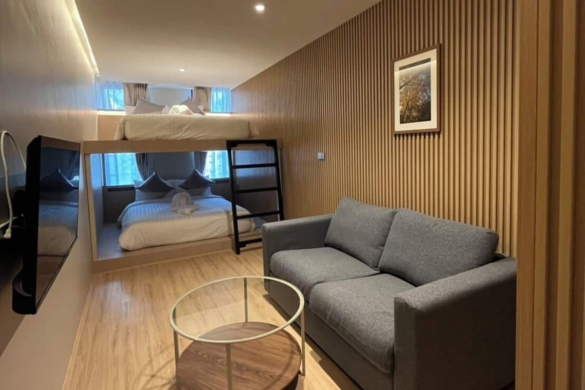 Familienstudio | Zimmersafe, individuell dekoriert, individuell eingerichtet