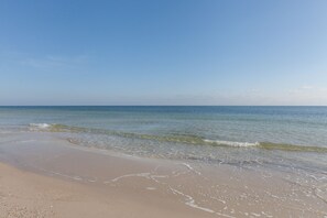 On the beach