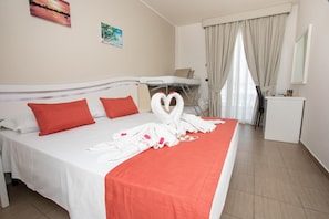 Premium bedding, minibar, in-room safe, desk