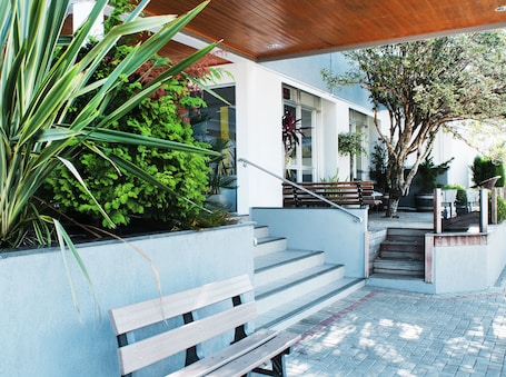 Terrace/patio. Brivali Hotel Centro