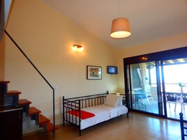 Apartamento panorâmico, vista para o mar (5) | Roupas de cama de algodão egípcio, roupas de cama premium