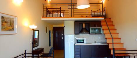 Apartamento panorámico, 2 habitaciones (5) | Sábanas de algodón egipcio, ropa de cama de alta calidad, caja fuerte