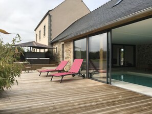 Indoor pool, a heated pool