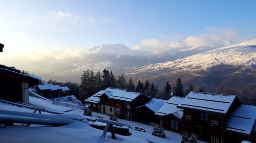 duplex 6 couchages  centre station Les COCHES. domaine MONTCHAVIN LA PLAGNE
