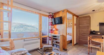 duplex 6 vuodetta keskusta-asema Les COCHES. verkkotunnus MONTCHAVIN LA PLAGNE
