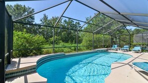 Una piscina climatizada