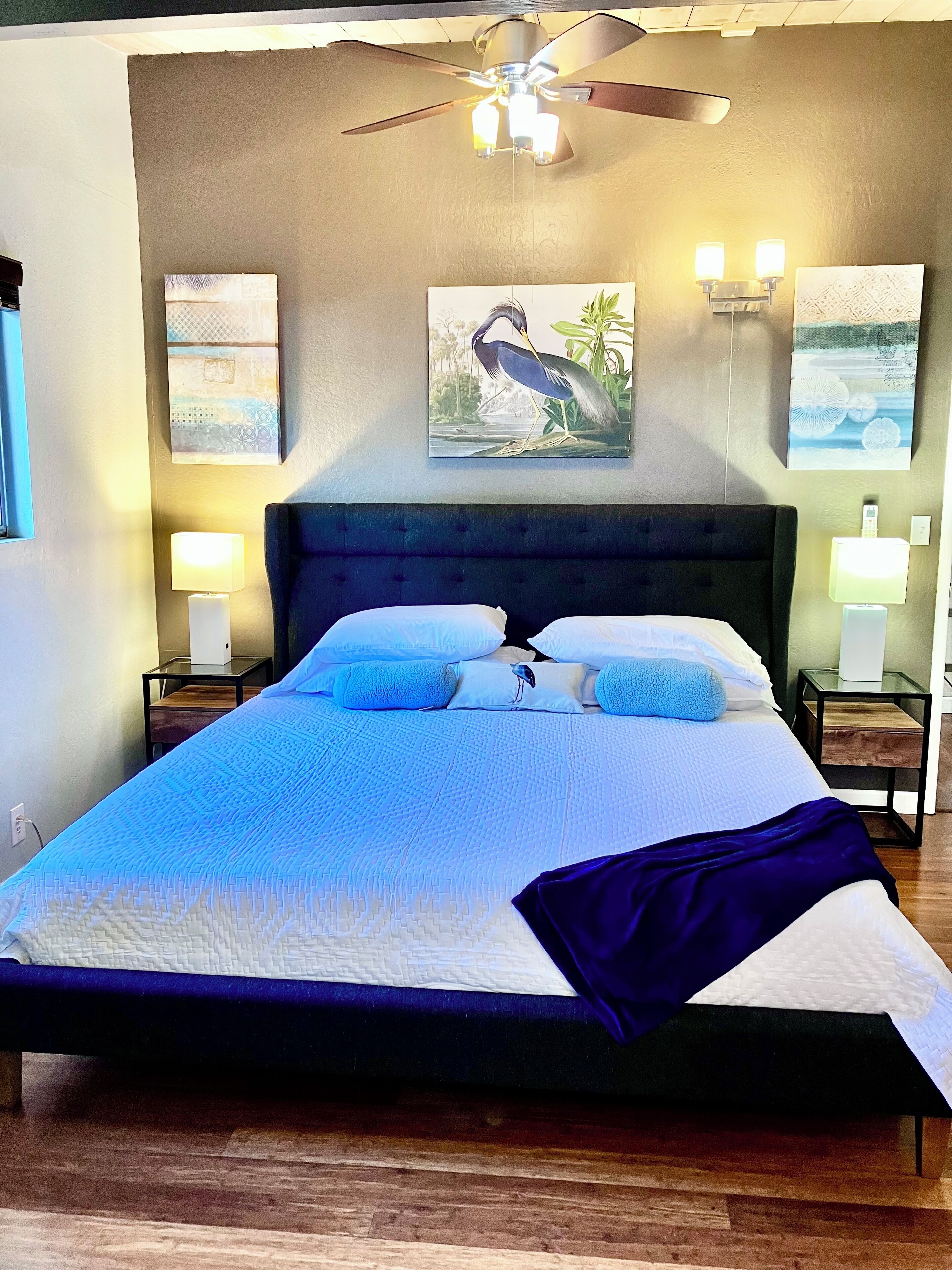 3 bedrooms, iron/ironing board, free WiFi, bed sheets