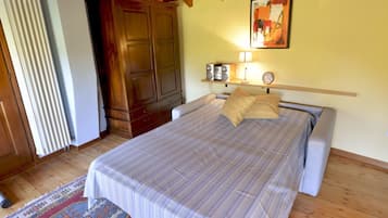 Apartamento, 1 habitación, terraza | 1 dormitorio, decoración individual, mobiliario individual y escritorio