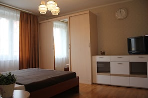 Iron/ironing board, free cots/infant beds, free rollaway beds, free WiFi