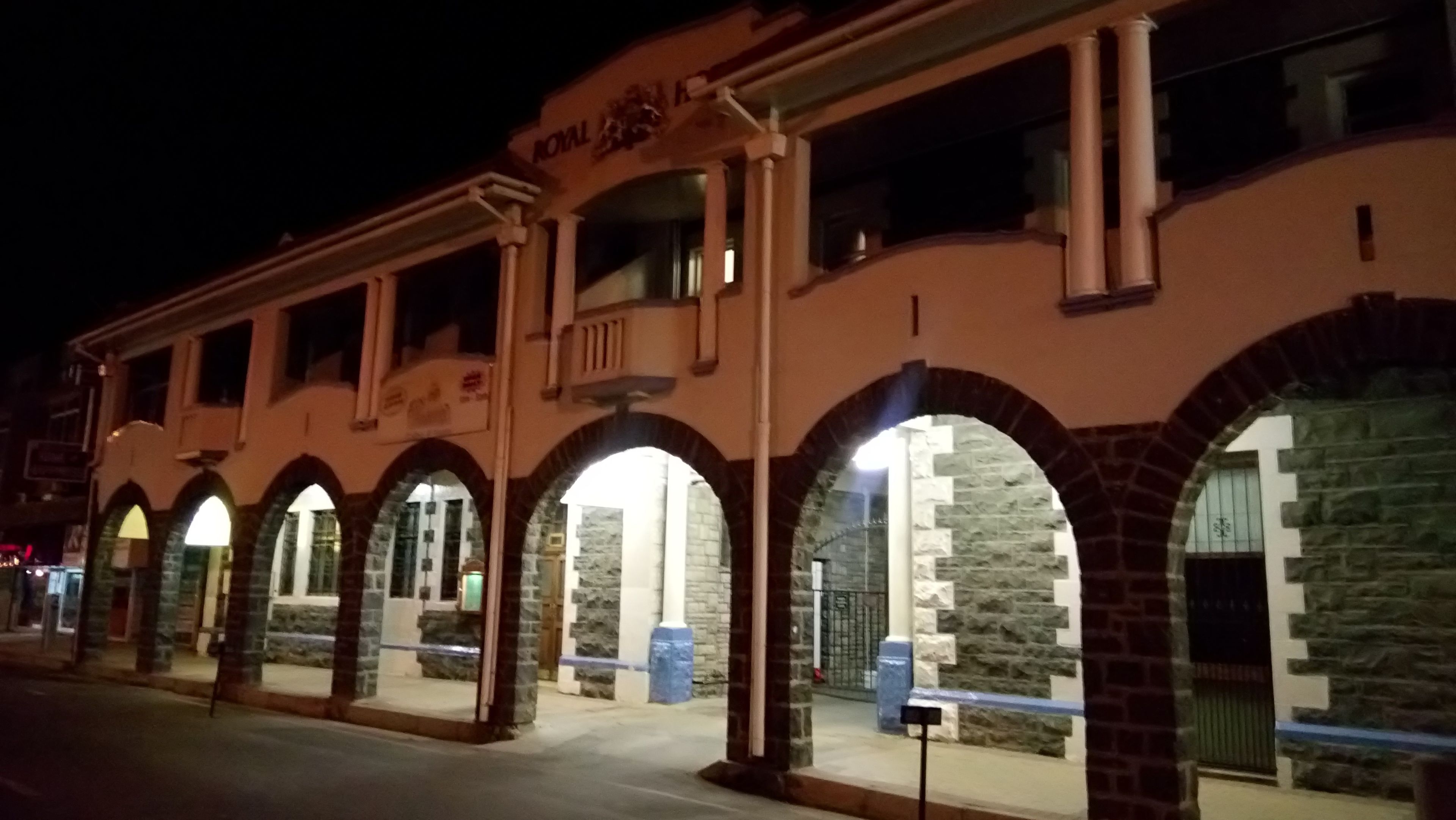 front of property – evening/night