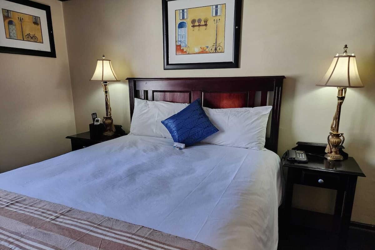 Suite – executive, 1 queensize-seng, massasjebadekar | 1 soverom, skrivebord og wi-fi (inkludert)