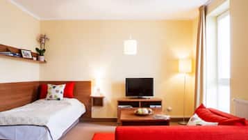 Kamar Single Premium, 1 kamar tidur | Brankas, meja kerja, dan setrika/meja setrika