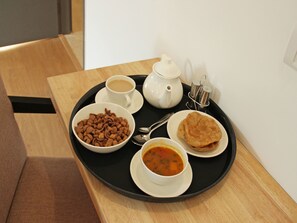 Petit déjeuner continental compris