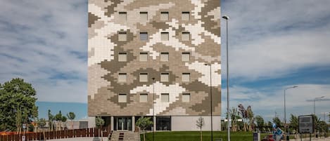 Voorkant van accommodatie