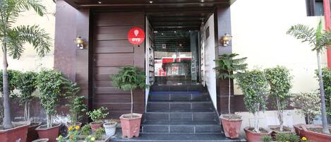 Fassade der Unterkunft