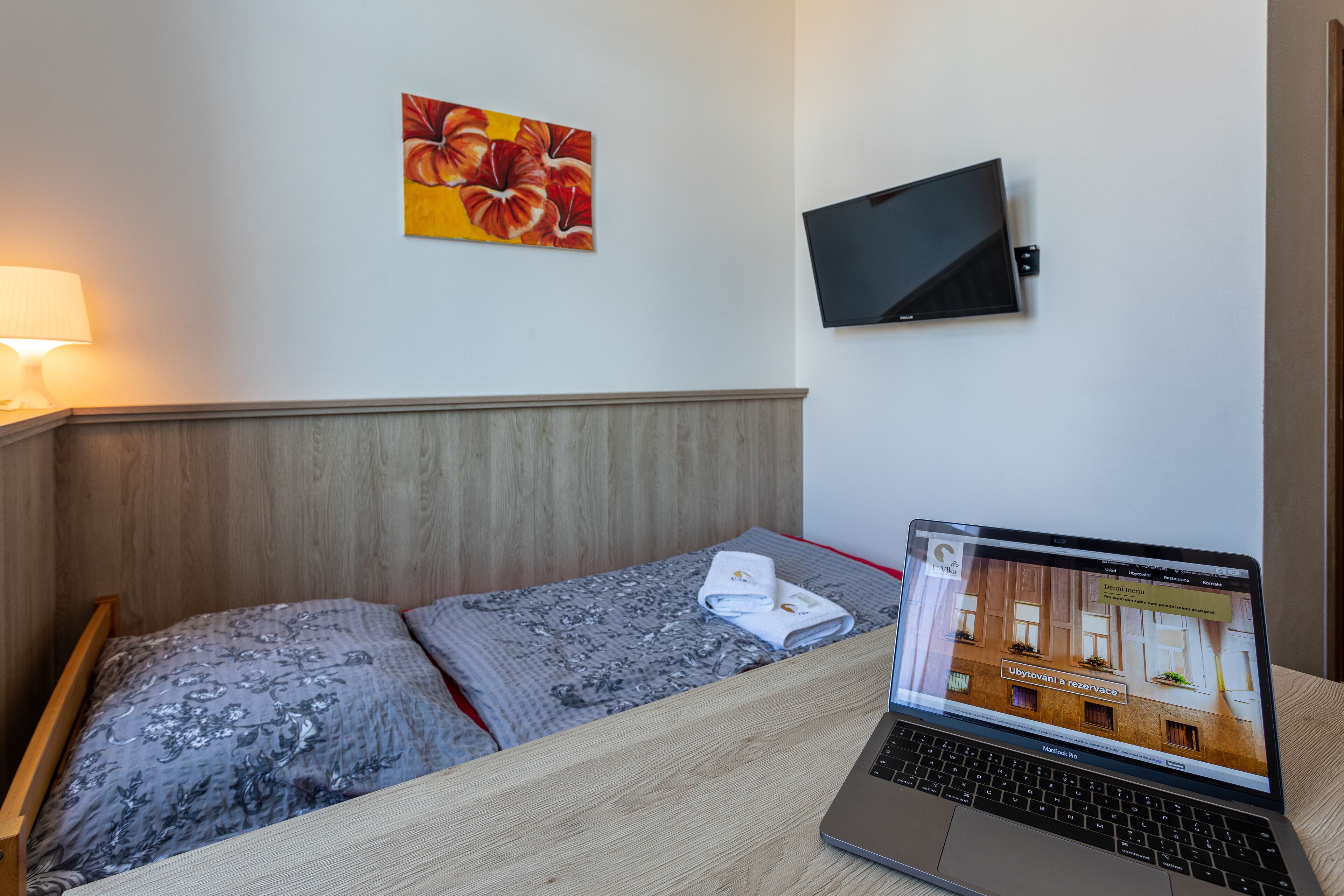 blackout curtains, iron/ironing board, free wifi, bed sheets