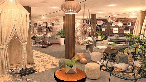 Lobby sitting area