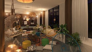 Lobby sitting area