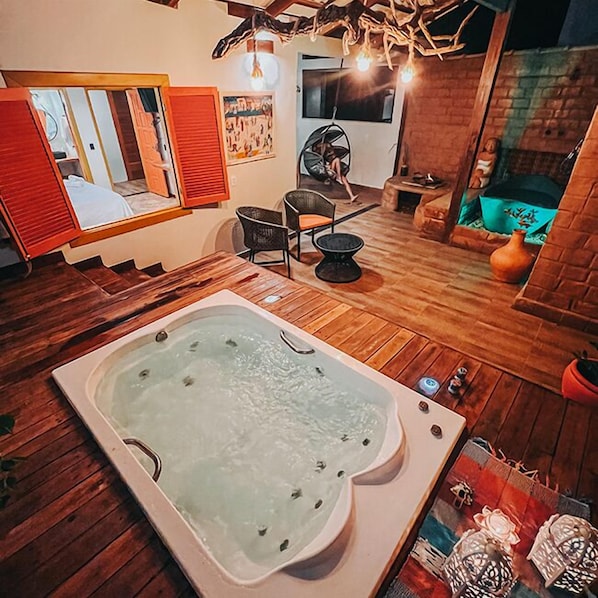 Cabane Luxe | Bain à remous privé