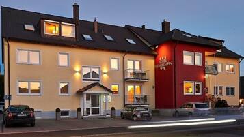 Front of property – evening/night