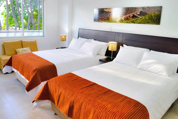 Minibar, in-room safe, desk, iron/ironing board