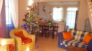 Apartment, Pool View | Living room - Residence Mon Choisy (Mont Choisy)