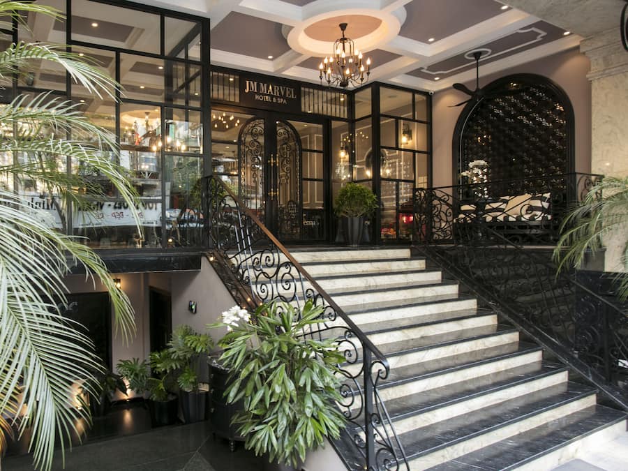 Voorkant van accommodatie